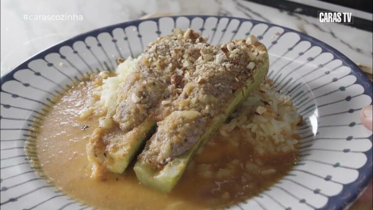 CARAS COZINHA: Chef Raul Lemos ensina ABOBRINHA RECHEADA!