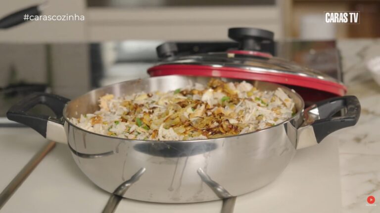 CARAS COZINHA: Chef Raul Lemos ensina ARROZ COM LENTILHAS, AMÊNDOAS LAMINADAS e CEBOLA CARAMELIZADA!