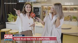 BASTIDORES: Ticiana Villas Boas grava programa de Business e conhece a redação da CARAS Brasil!