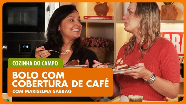 COZINHA DO CAMPO: MARISELMA SABBAG ensina BOLO COM COBERTURA DE CAFÉ!