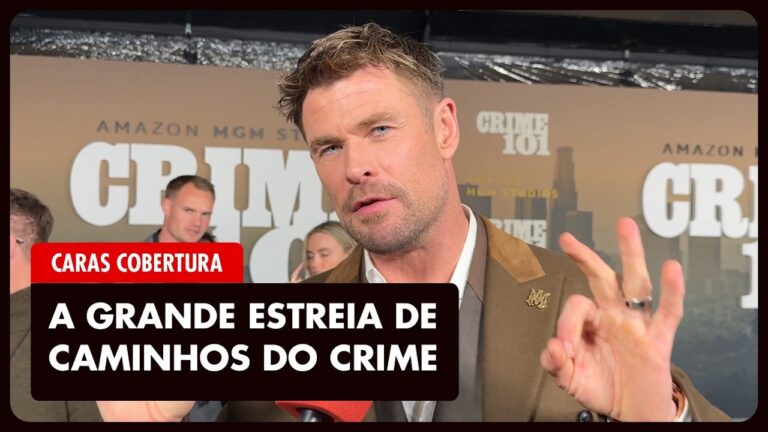 ELENCO DE “CAMINHOS DO CRIME” DETALHA PRODUÇÃO À CARAS BRASIL | COBERTURA