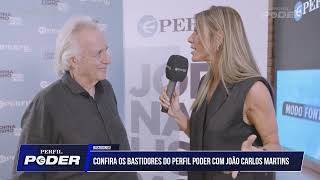 VEJA OS BASTIDORES DO PERFIL PODER COM O MAESTRO JOÃO CARLOS MARTINS!