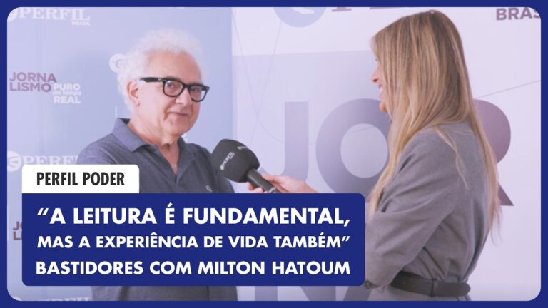 VEJA OS BASTIDORES DO PERFIL PODER COM MILTON HATOUM!