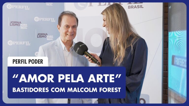 VEJA OS BASTIDORES DO PERFIL PODER COM MALCOLM FOREST!