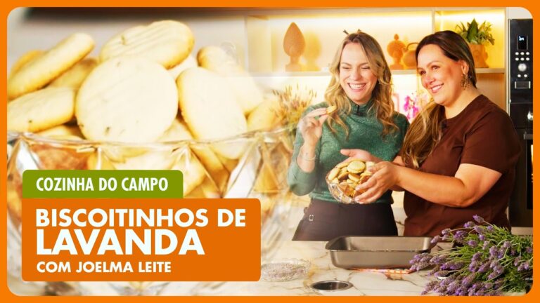 COZINHA DO CAMPO: JOELMA LEITE ensina BISCOITO DE LAVANDA