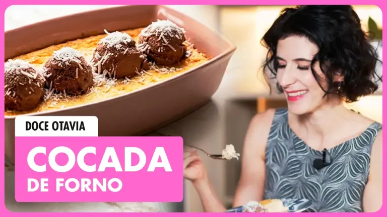 COCADA DE FORNO: a sobremesa mais fácil e rápida do mundo! | DOCE OTAVIA